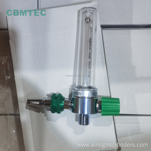 Wall Mounted Medical O2 Flowmeter with Humidifier Bottles